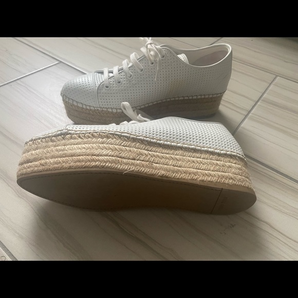 Miu miu perforated espadrilles white size 39 - Picture 3 of 4